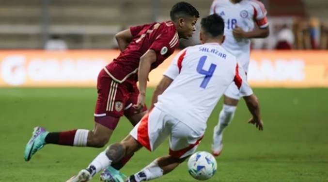 La Vinotinto cae 2-1 ante Chile en su debut en el Sudamericano Sub-20