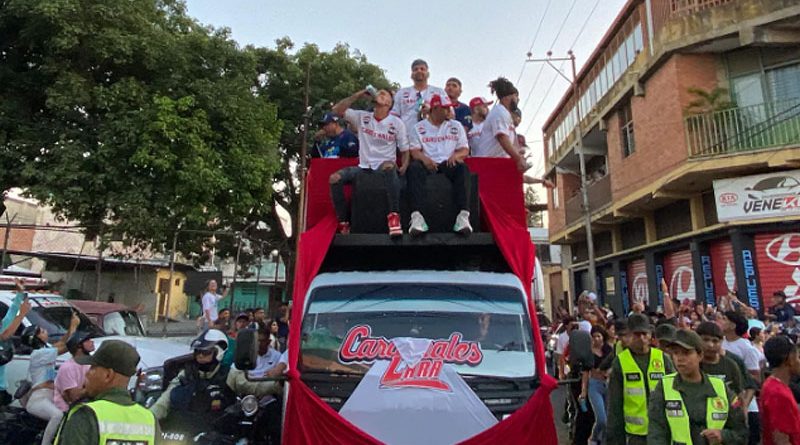 Así celebró Barquisimeto el título de su equipo Cardenales de Lara