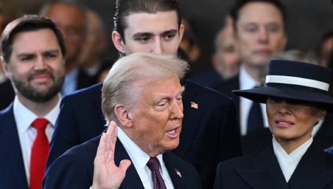 Donald Trump prestó juramento como el 47º presidente de EE.UU.