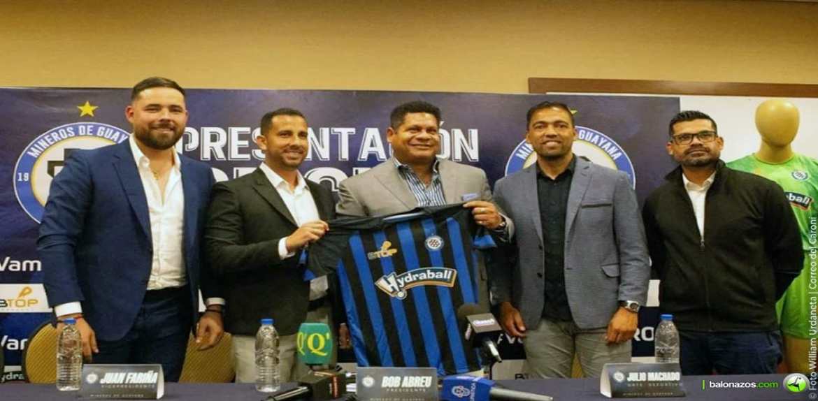 Bob Abreu fue presentado como nuevo propietario de Mineros de Guayana