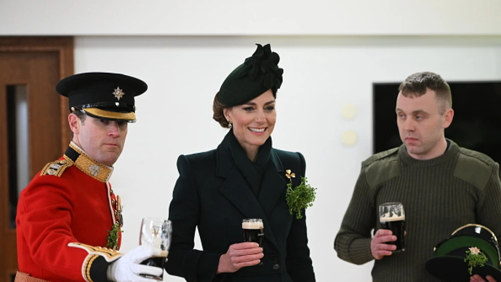 Kate Middleton reapareció en la fiesta de San Patricio