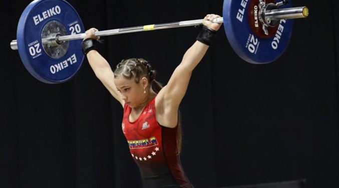 Kerlys Montilla gana el oro en Campeonato Nacional de Levantamiento de Pesas