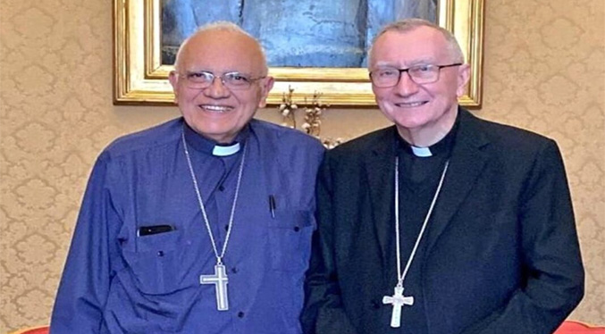 Cardenal Porras se reúne con Prieto Parolin en el Vaticano