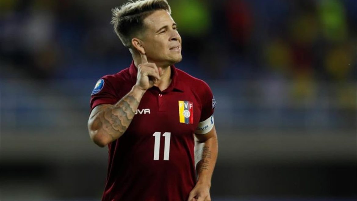 Yeferson Soteldo será baja para la Vinotinto en la doble fecha FIFA