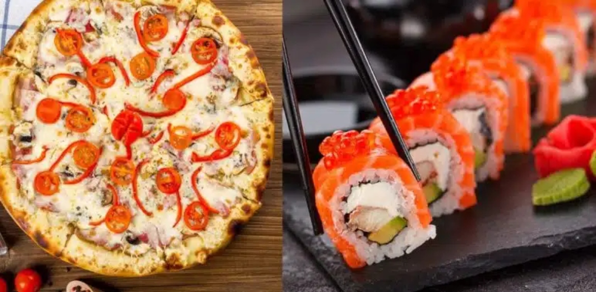 Ni la pizza es italiana ni el sushi japonés: los inesperados orígenes de algunos de los platos más populares