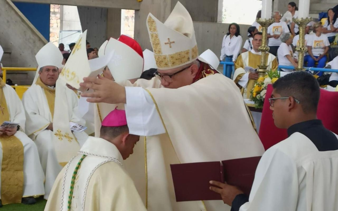 Mons. Alexander Rivera Vielma, el primer obispo nombrado por el papa León XIV en Venezuela, recibió la consagración episcopal