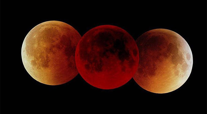 Eclipse total lunar: La Luna se convierte esta tarde-noche en un espectáculo de fuego