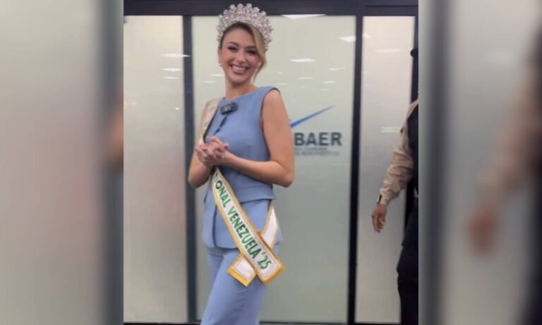 Llegó al Zulia Valeria Di Martino, miss Venezuela Internacional