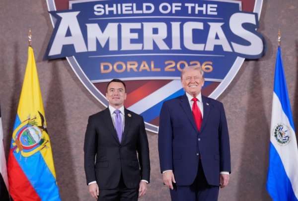 Presidente Noboa en cumbre “Escudo de las Américas” impulsa lucha contra mafias en Ecuador