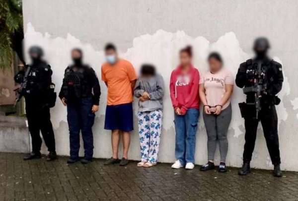 Cuatro detenidos en Guayaquil por presunto secuestro extorsivo
