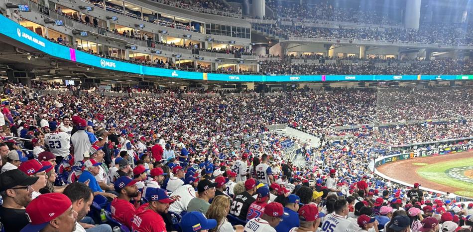 República Dominicana lidera asistencia en el Clásico Mundial de Béisbol en Miami