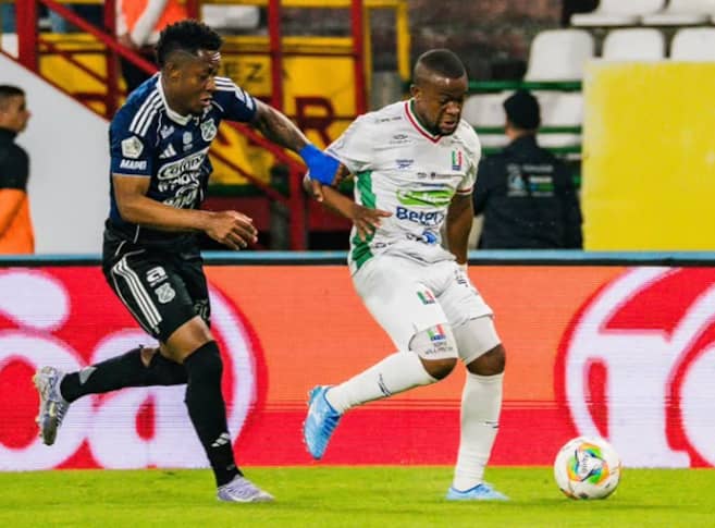 Empate 1-1 entre Once Caldas e Independiente Medellín en Manizales, Liga Betplay Colombia